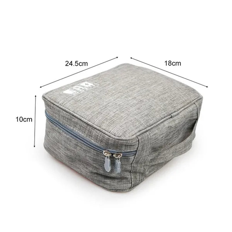Travel Cable Bag Portable Digital USB Gadget Organizer Charger Wires Cosmetic Zipper Storage Pouch Kit Case Accessories