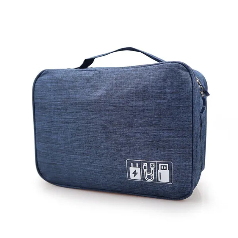 Travel Cable Bag Portable Digital USB Gadget Organizer Charger Wires Cosmetic Zipper Storage Pouch Kit Case Accessories