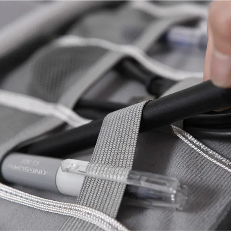 Travel Cable Bag Portable Digital USB Gadget Organizer Charger Wires Cosmetic Zipper Storage Pouch Kit Case Accessories