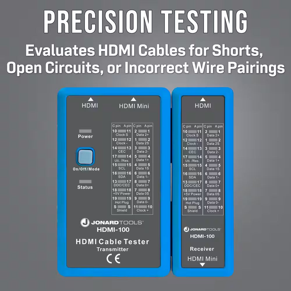 HDMI Cable Tester for HDMI and Mini HDMI Cables