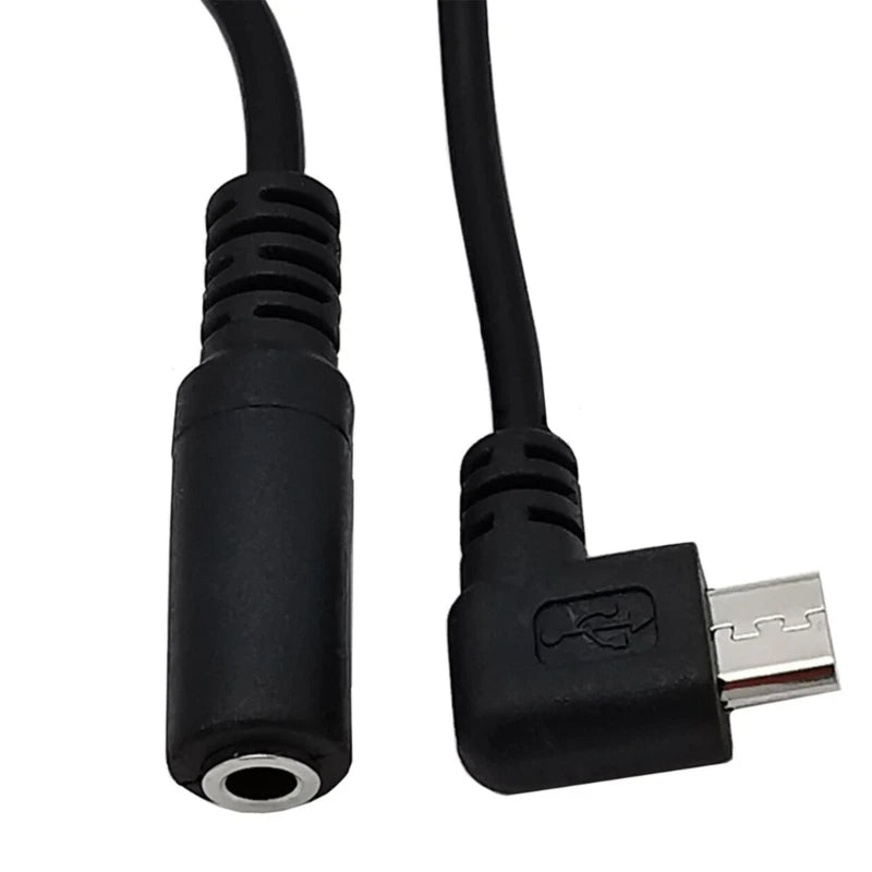 Durability Micro USB to 3.5Mm Female Earphone Connect Phone Cable 5 Pin Male Adapter Cable Audio Wires Cord Repair Part